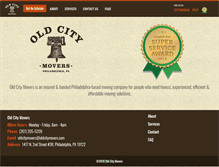 Tablet Screenshot of oldcitymovers.com